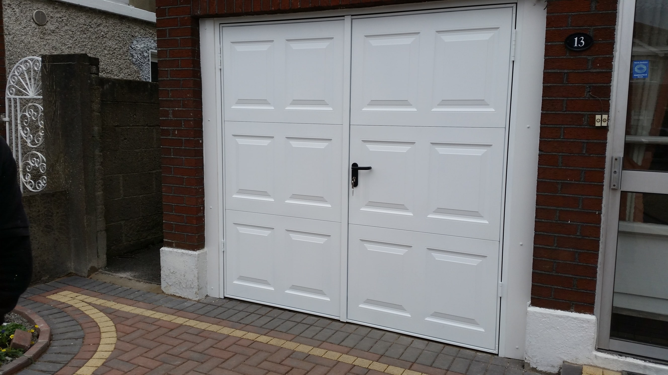 Side hinged garage doors 2